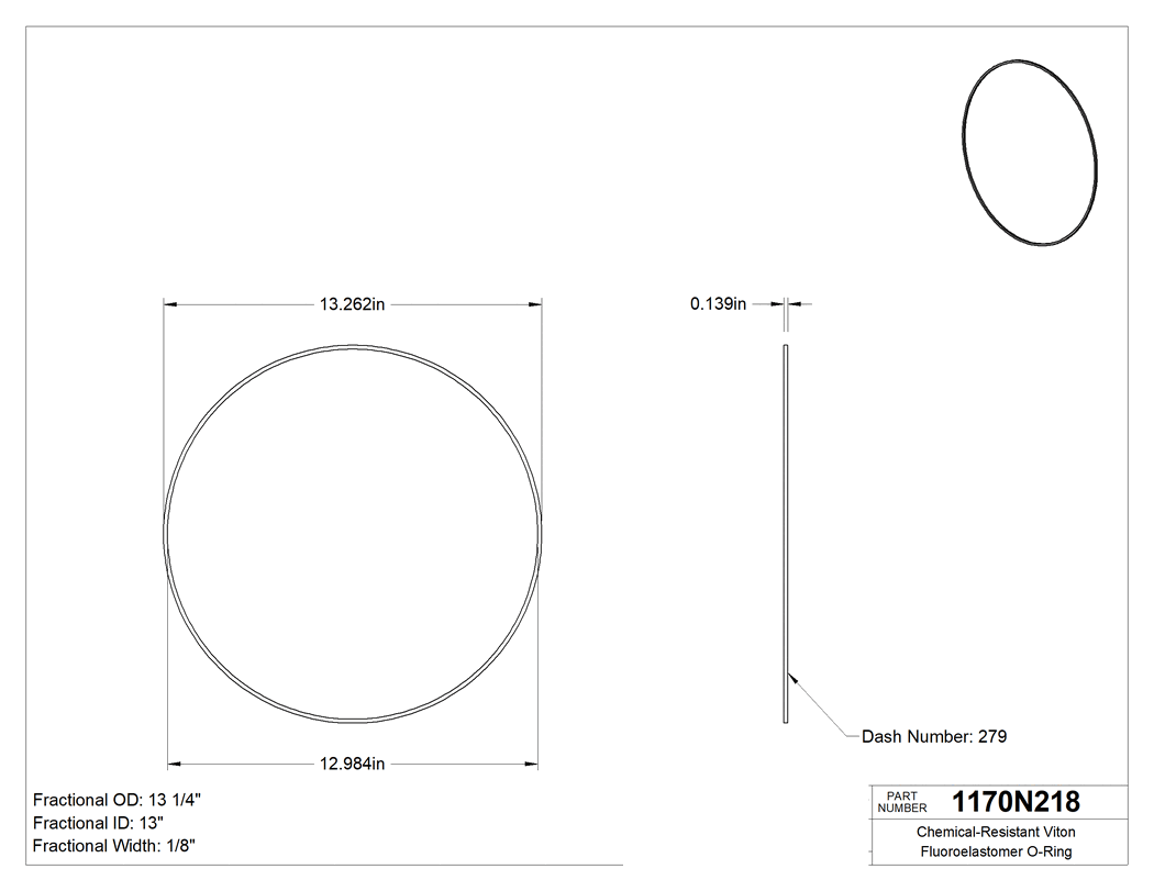 Technical drawing - 1170N218